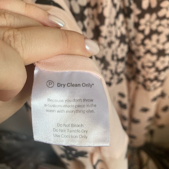 Fame & Partners Pink Floral Ruffle Wrap Dress - Picture 7 of 7